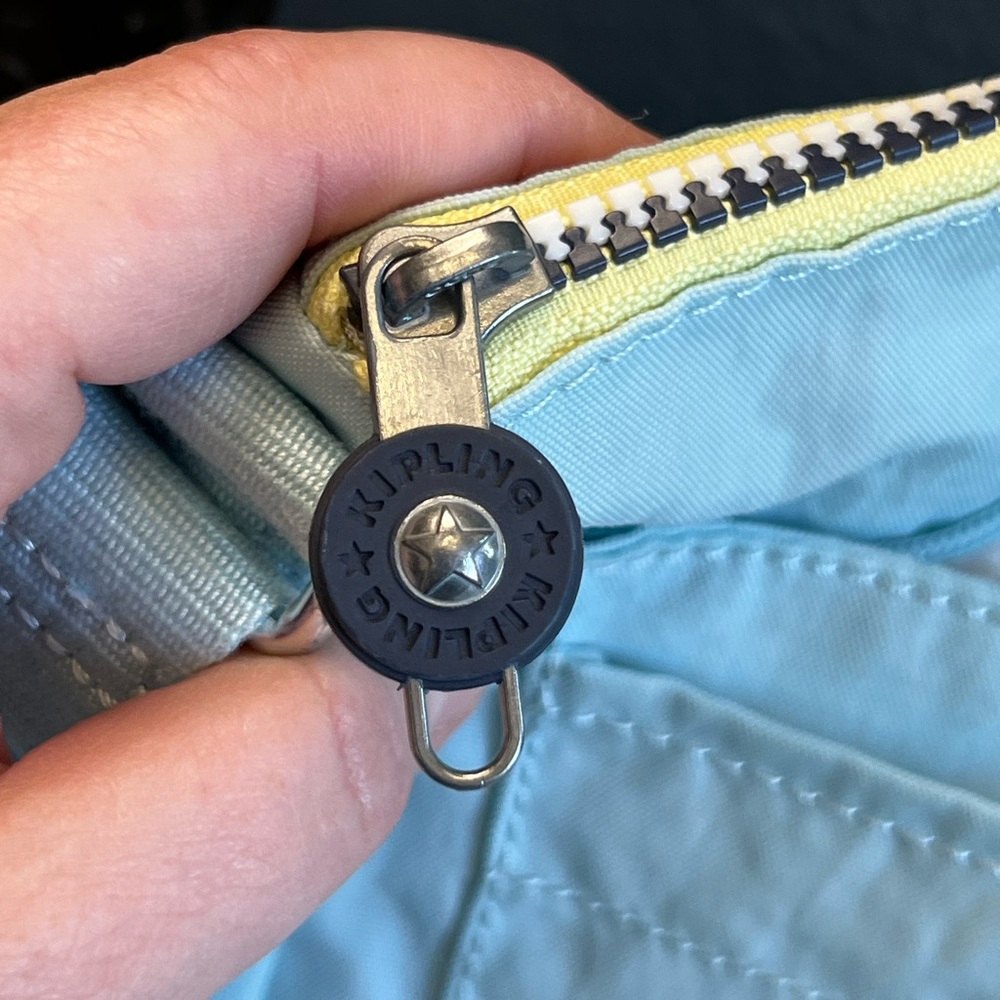 Kipling Sebastian Sky Blue Crossbody Bag - Picture 5 of 12